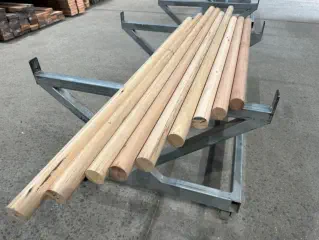 Recycled Messmate 50mm round batten