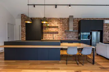 Recycled Timber Benchtop & Tabletop, Photo credit: SCLK