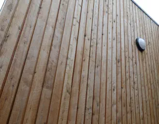 White Cypress Sawn-Face Cladding