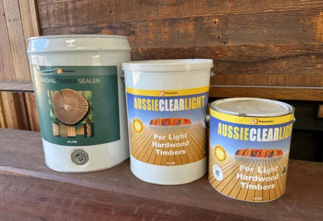 AUSSIE CLEAR Decking Oil & Radial Timber Sealant