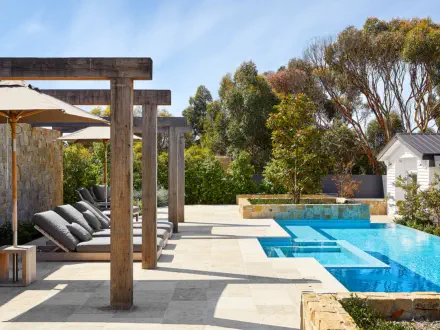 Jan Juc, Constructed by: Kings Gardens & Pools, Photographer: Dave Kulesza, Material Partner: Timberzoo