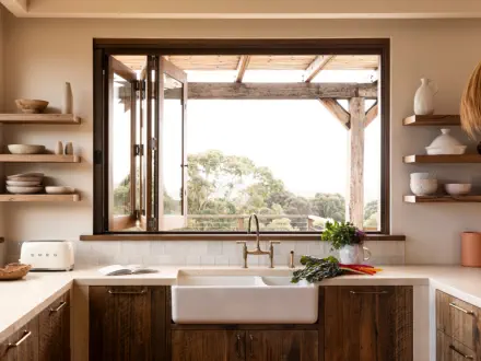 Surfcoast Coastal Retreat, Architecture & Interior Design: ELC Group, Built by: GD Construction, Photographer: Martina Gemmola, Material Partner: Timberzoo