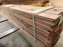 Recycled Re-milled Wharf Timber Shiplap Cladding - Turpentine 115 x 18mm - Rustic Grade - Pack Ref: 441