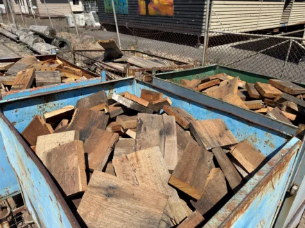 Recycled Hardwood - Firewood stillages