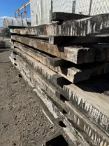 Recycled Bridge Timber with Bitumen 225 x 125mm