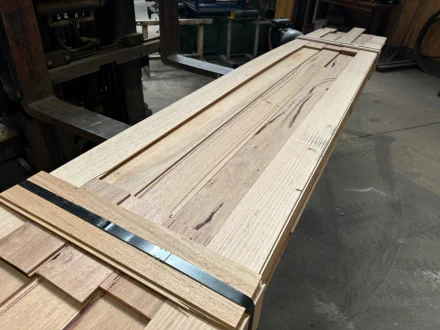 Recycled Messmate Overlay Flooring 100 x 12mm - B Grade - Pack Refs: 612, 613 & 614