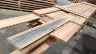 Recycled Re-milled Wharf Timber Shiplap Cladding - Blackbutt / Spotted Gum Rustic Grade - Pack Ref 219 & 235